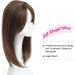 Ms Taj 18inch Dark Golden Brown Hair Topper for Thinning Hair - Long Layered Synthetic Clip-in Hair Piece for Women - Buy Online on GoSupps.com
