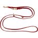 Premium Dog Liner Grease Leather Harness Adjustable Double Linen Leash for Small & Large Dogs (3.50m x 12mm Red) | Fast International Shipping - Buy Online on GoSupps.com