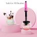 Luxe Pink Electric Makeup Brush Cleaner with Solution | USB Charging, 3 Speeds, Instant Wash & Dry - Buy Online on GoSupps.com