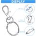 20pcs Swivel Snap Hooks with Key Rings for DIY Crafts & Jewelry Making - Lobster Claw Clasp Keychain Clips for Lanyards & Christmas Decor - Buy Online on GoSupps.com