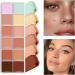 Color Correcting Palette 12 Colors Concealer and Foundation Palette Longlasting Moisturizing Eye Concealer with Brightening Effect Blendable Makeup for Girls and Teens - Buy Online on GoSupps.com
