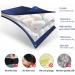 Silk Sleep Mask for Women/Men/Girls | 19 Momme 100% Pure Mulberry Silk | Blackout Anti-Allergy Blindfold | Elastic Strap | Peacock Blue - Buy Online on GoSupps.com