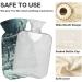 Wolves Howls Moon Hot Water Bottle - 1L BPA Free Small Pain Relief & Hot/Cold Compress - Buy Online on GoSupps.com