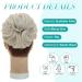 S-Noilite Light Blonde 60 Hair Scrunchie: Thick Messy Bun Chignon Ponytail Extension for Women - Buy Online on GoSupps.com