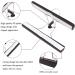 2 PCS Hair Extensions Storage Bag - Portable Wig Holder with Wooden Hanger | Dust Proof & Durable Zipper | Black - Buy Online on GoSupps.com
