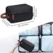 WANDF Toiletry Bag for Men Small Nylon Dopp Kit Lightweight Travel Shaving Bag for Kids and Women (black) - Buy Online on GoSupps.com