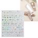 JMEOWIO 9 Sheets Aurora Holographic Moon Star Nail Art Stickers - Colorful Self-Adhesive Nail Supplies for Creative Nail Designs - Buy Online on GoSupps.com