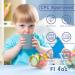 AULEGE Silicone Toddler Cup 2 Pack - BPA Free Drinking Training Cup for Babies 6 Months+ - 4 fl. oz Tiny Open Cup - Sage Ether - Buy Online on GoSupps.com