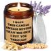 Scented Candles Gifts for Women - 200g Handmade Soy Wax - 50 Hours Long Lasting Aromatherapy Lavender Candles - Candles Gift for Friend Women (Funny Gift)