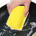 Cleaning Sponge - Sponges for Cleaning | Washing Sponges for Dishes | U-Shaped Dish Scrubber Scouring Pad | Non-Scratch Dish Wash Sponge | Reusable Scrubbing Sponge for Kitchen Sink Bathroom Toilet Yellow - Buy Online on GoSupps.com