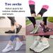 Meaiguo Women's Cotton Toe Socks - No Show Five Finger Socks for Running (Black, 3 Pairs) - Buy Online on GoSupps.com