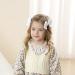 2 PCS White 4 Inch Satin Bow Set for Little Girls - Perfect Hair Accessory - Buy Online on GoSupps.com