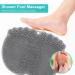 Abbto Foot Scrubber for Shower - Non-Slip Suction Cup Mat for Cleaning & Massaging Feet - Buy Online on GoSupps.com