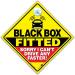 Black Box Fitted Car Sign - On Board Restricted Driver Indicator | Suction Cup Style - Buy Online on GoSupps.com