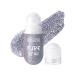 Pheral roll-on body glitter gel mermaid makeup festival rave accessories glitter face paint hologrographic hair glitter gel Sparkle body shimmer halloween makeup party ((05 silver)