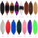 Springy Afro Twist Hair 16 inch 1B - 8 Pack Pre-Separated Kinky Marley Twist Braiding Hair for Women - Synthetic Crochet Hair for Distressed Faux Locs & Spring Twist Extensions - Buy Online on GoSupps.com
