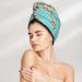 Hair Towel Wrap for Quick Drying Travel-Friendly Turban with Button | Ideal Hair Drying Solution - Buy Online on GoSupps.com