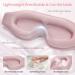BeHoomi Pink Sleep Mask - Premium 3D Ergonomic Eye Mask for Sleeping, Superior Comfort, Ideal for Home, Office, Travel, Meditation & Yoga - Buy Online on GoSupps.com