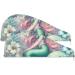 Super Absorbent Mermaid Girl Hair Towel 2 Pack | Quick Dry Flower Design Turbans for Women & Girls - Buy Online on GoSupps.com