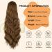 YEESHEDO Brown Long Wavy Ponytail Hair Extension - 26 Dirty Blonde Synthetic Clip-in Hairpiece for Women - Buy Online on GoSupps.com