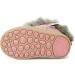 MINBEI Toddler Girls Soft Leather Winter Snow Boots - Waterproof 4.5 UK Child Pink - Buy Online on GoSupps.com