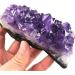 Crystal Rough Natural Crystal Rough 1PC 100-150g Large Purple Natural Brazilian Amethyst Stone Cluster Quartz Crystal Druzy Geode Specimens Ornament Home Decor - Buy Online on GoSupps.com