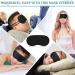 300 Pieces Bulk Silk Sleep Masks - Black Blindfolds for Sleeping, Elastic Strap, Soft Night Shade Cover for Women, Men, Airplane Travel - Buy Online on GoSupps.com