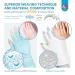 Saviland UV Gloves for Gel Nails - UPF200+ UV Nail Gloves with UV Tape, Finger Gloves for Nail Light Curing and Skin Care - Blue (Gift for Women) - Buy Online on GoSupps.com
