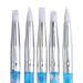 Nail Art Pen Set - 5 Double Ended Silicone Carving & Dotting Tools for Manicure (Blue) - International Shipping Available - Buy Online on GoSupps.com