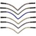 Start Wodenhrigel Horse Glitzer Headband - Leather Diamond Stirring Strap for Bridle | Curved Head Straps for Warmblood Thoroughbred & Pony - Full Brown/Shimmering - Buy Online on GoSupps.com