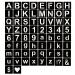 YEAJON 3 Inch Letter Stencils Symbol Numbers Craft Stencils, 66 Pcs Reusable Plastic Alphabet Templates for Painting on Wood, Wall, Fabric, Rock, Glass, Chalkboard, Signage, DIY Art Projects
