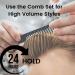 Volumizing Texture Powder Hair Styling Powder Hair Powder for Men Bundle with 2 pk Nishman Powder Hairstyling Wax P1 unibeauties Mens grooming Kit: Comb Set &Barber Styling Cape - Buy Online on GoSupps.com