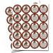 Haunted House Halloween Hot Cocoa Bomb Sticker Labels - 40 Circle Stickers by AmandaCreation - Buy Online on GoSupps.com