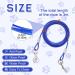 Dog Lace Cable Heavy Duty Dog Tie-Out Cable Chewing Resistant With 360 Swivel Lockable Hook Dog Lace Cable for Outdoor Use (3m Blue) - Buy Online on GoSupps.com