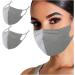 2PC Adult Woman Polka Dot Print Mouth Cover Adjustable Washable Protect Haze Face Covering Reusable Cloth Face Cover B As shown - Buy Online on GoSupps.com