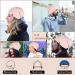 Yaniky Cotton Slouch Beanie Hat for Men & Women - Soft Thin Windproof Chemo Hat in Pink | All-Season Jersey Long Beanie - Buy Online on GoSupps.com