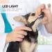 Dog Teeth Cleaning Tools with LED Light 3 Modes Dog Plaque Tartar Remover for Teeth Detachable Teeth Cleaning Kit for Dogs Cats Grey - Buy Online on GoSupps.com