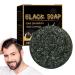 Arrovarp 2 x 50g Hair Darkening Shampoo Bar Inverted Soap for Gray Hair Darkening Solid Shampoo for Black Hair Compressed Hair Darkening Soap Bar Anti-Gray Bar