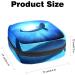 GIAPB Period Bag - Fish Blue Sea Color Sanitary Napkin Storage & Travel Makeup Pouch - Buy Online on GoSupps.com