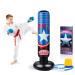 Kids Punching Bag, Inflatable 5 4 Boxing Bag Stand with Air Pump for Practicing Karate, Taekwondo, MMA Kids/Adults