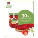 Schwartau Extra Less Sugar Strawberry-Vanilla Fruit Spread 300g | Reduced Sugar Jam for Healthy Snacking - Buy Online on GoSupps.com