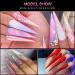AORAEM Clear Extra Long Stiletto False Nail Tips 120 Pcs - 12 Sizes Acrylic Fake Nails - Buy Online on GoSupps.com