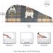 Bulldog Plaid Pattern Hair Towels 2 Pack - Super Absorbent Quick Dry Hair Turbans for Women & Girls - Buy Online on GoSupps.com