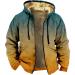 Shop Hanxiulin Oversized Fleece Jacket for Men | Plush Hoodie & Warm Bomber Coat | Winter Outerwear in XL Orange - Buy Online on GoSupps.com