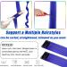16Pcs Blue Clip in Hair Extensions 22 Inch - Colorful Highlights for Girls & Women - Heat-Resistant Synthetic Hair Accessories - Ideal for Parties - Buy Online on GoSupps.com