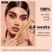 Eyebrow Growth Serum - Natural Enhancer for Fuller Thicker Brows in 4 Weeks | 4ML Plant Extracts Eyebrow & Lash Serum (Gold - Buy Online on GoSupps.com