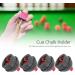 Vbest Life 4pcs Cue Chalk Holder Set - Pool Chalk Holders with Rubber Cap and String - Buy Online on GoSupps.com