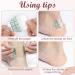 Invisible Heel Protector Sticker: 100pcs Oval Shaped Sole Patch for Anti-Friction & Disposable Shoe Heel Insoles - Transparent Heel Guard Skin for Foot Care - Buy Online on GoSupps.com