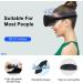 Adjustable Soft Blue Dailan Sleep Mask for Men and Women | Light Blocking Eye Mask for Travel, Sleeping, and Shift Work | Includes Travel Pouch - Buy Online on GoSupps.com