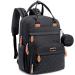 BabbleRoo Baby Diaper Bag/Backpack Diaper Backpack Casual Diaper Bags Black